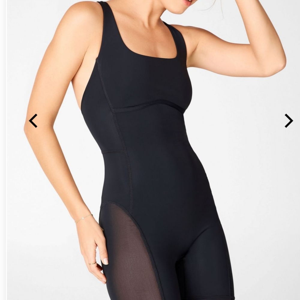 Body Suit W/Mesh Detail